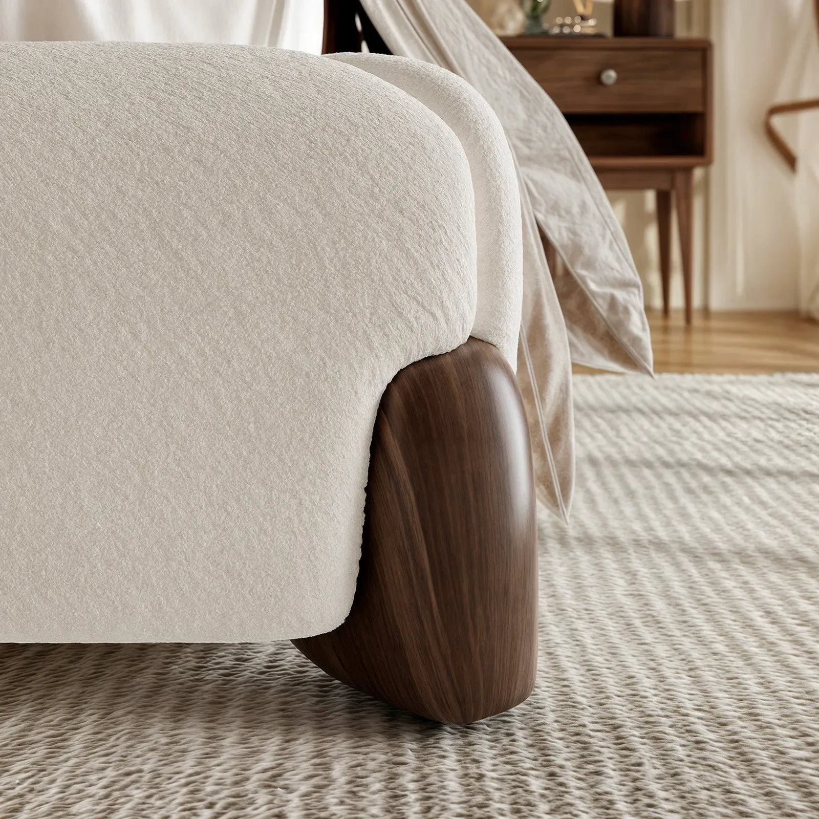 Serene+ Adjustable Base with Upholstered Frame