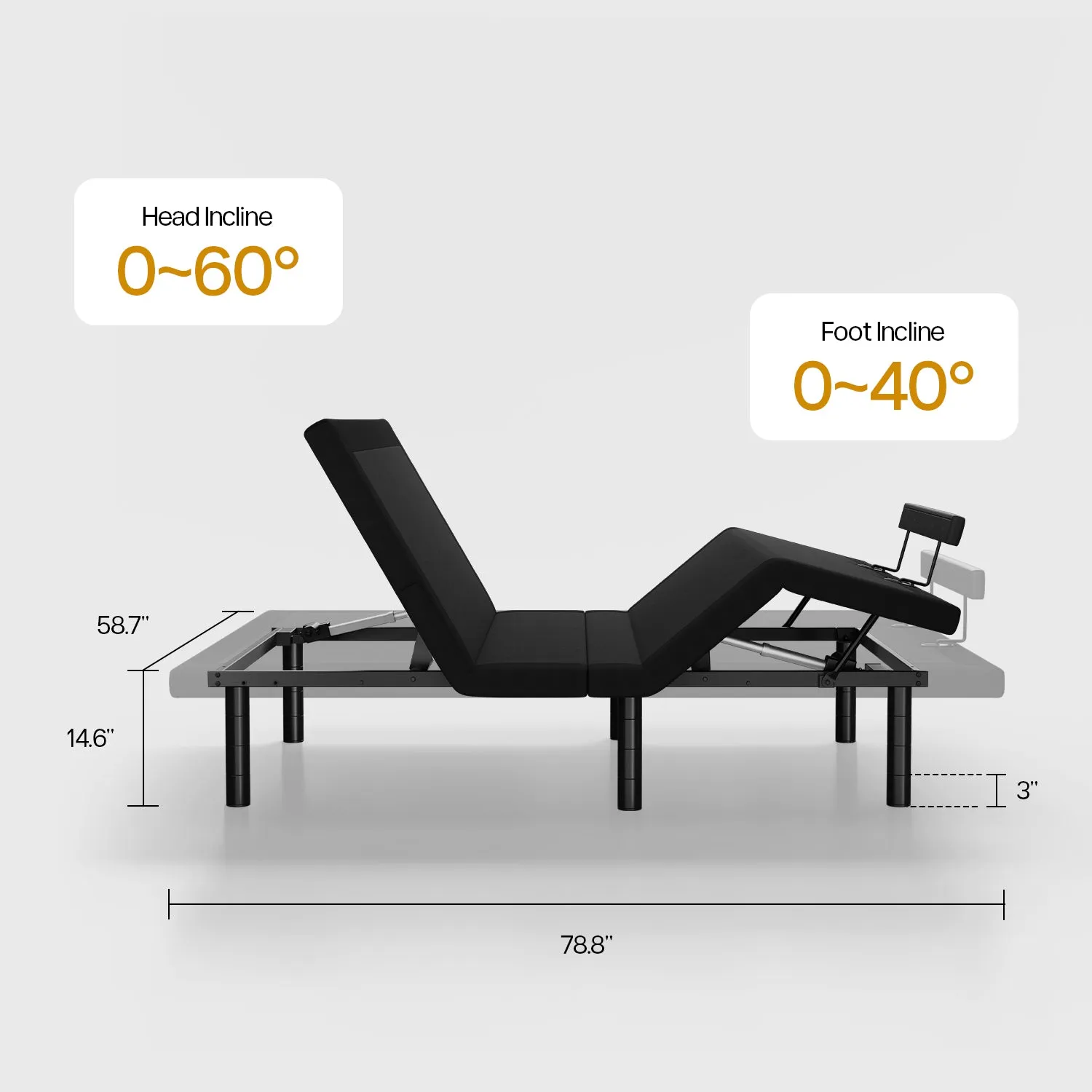 Serene+ Adjustable Bed Frame