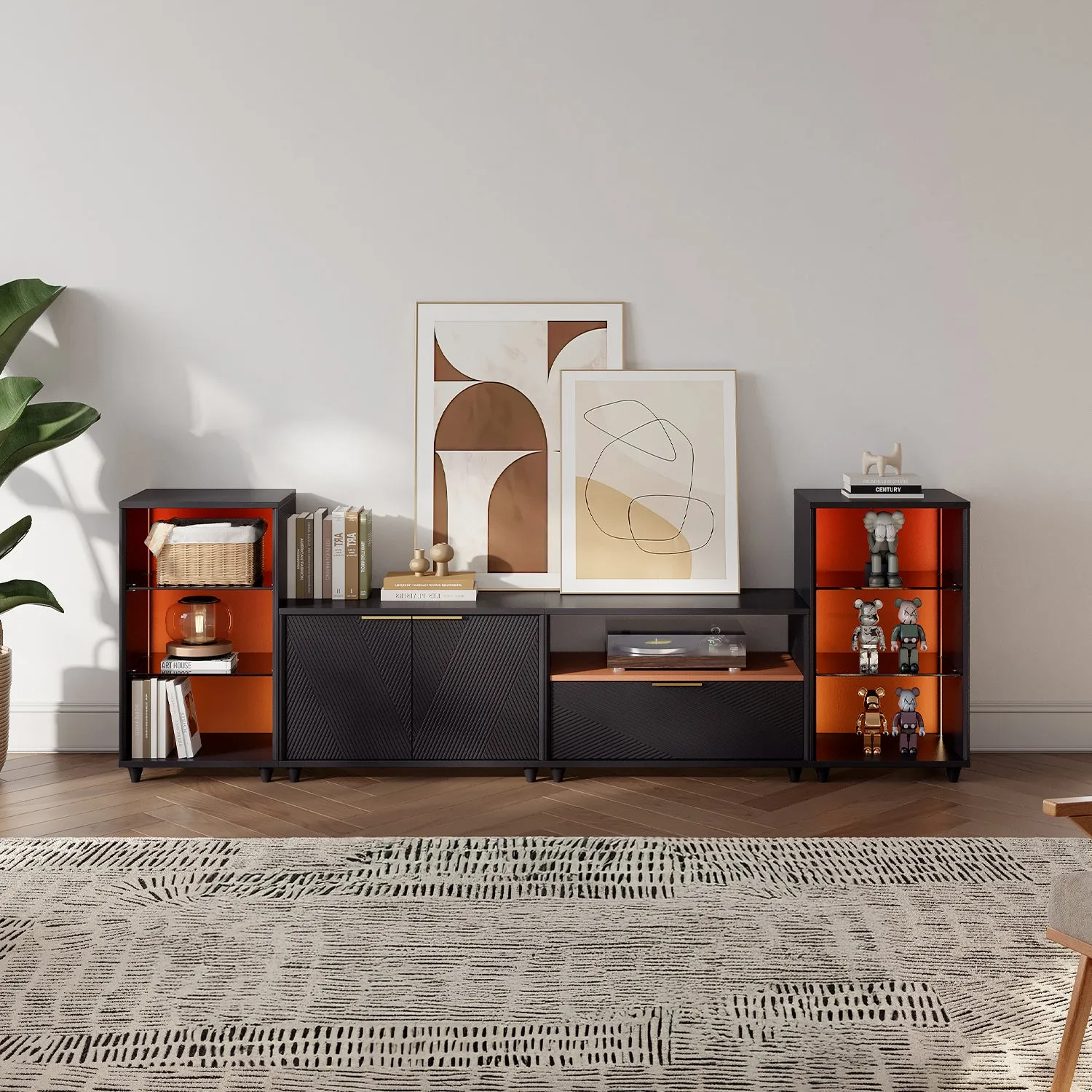 Solmere Modular Media Console (60"-124")