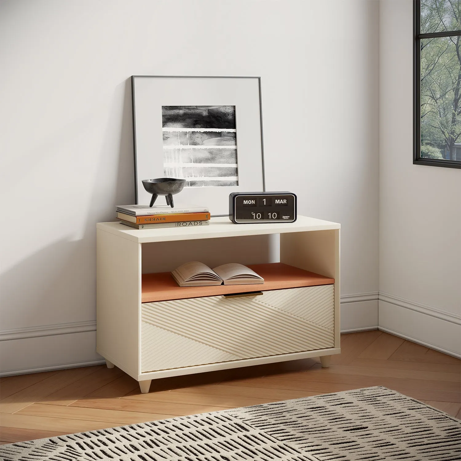 Solmere Single Drawer Media Unit