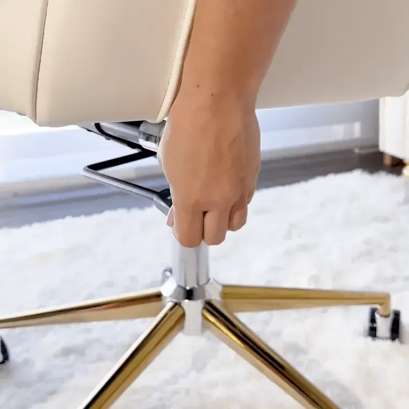 Sophie Common Ergonomic Office Chair - White Leather