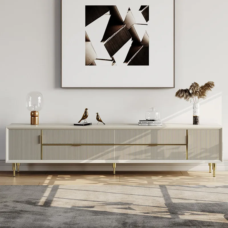 Sophie Common TV Stand with Drawers - Off White