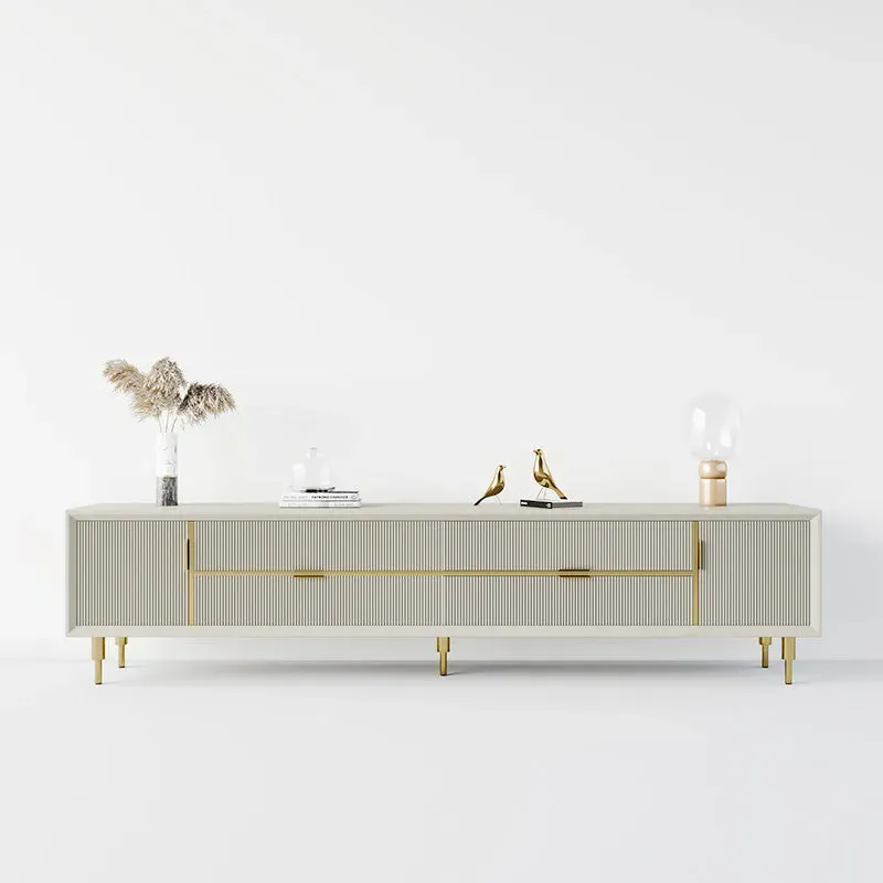 Sophie Common TV Stand with Drawers - Off White