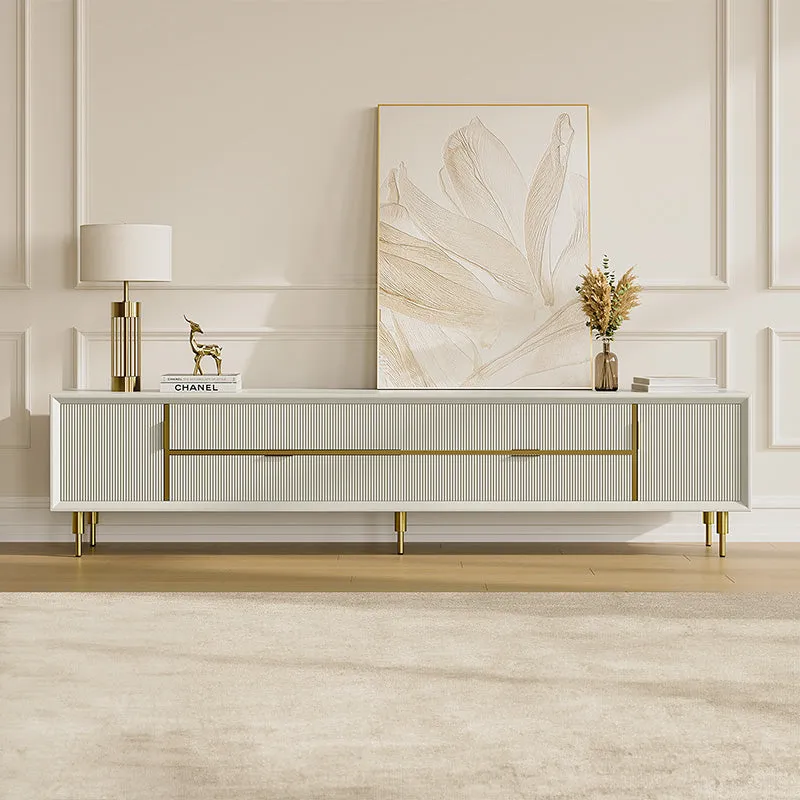 Sophie Common TV Stand with Drawers - Off White