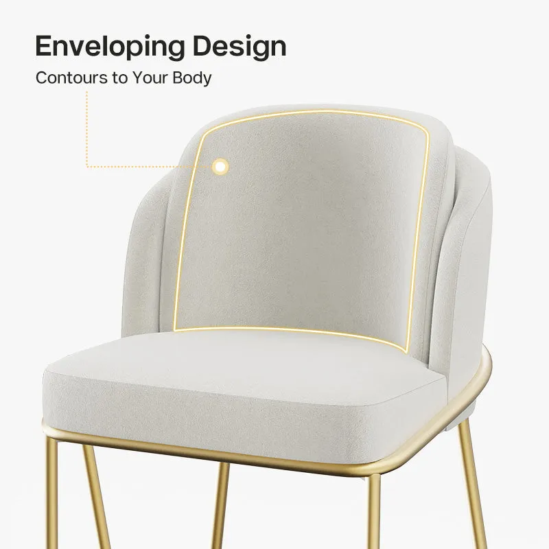 Sophie Cotton Linen Dining Chair - Upholstered