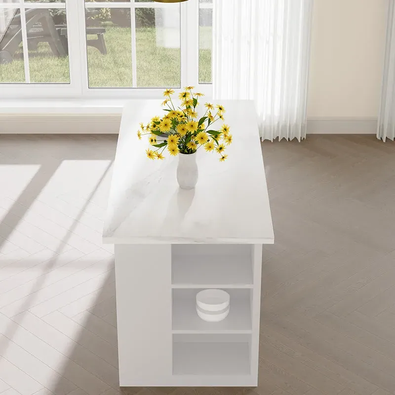 Sophie Kitchen Cabinet Table with Storage