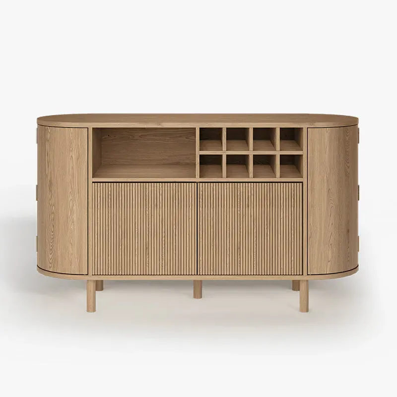 Todd Japandi 4-6 Seater Extendable Oval Dining Table Set