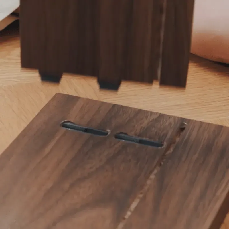 UCapsule Lift-Top Coffee Table with Drawers - Walnut