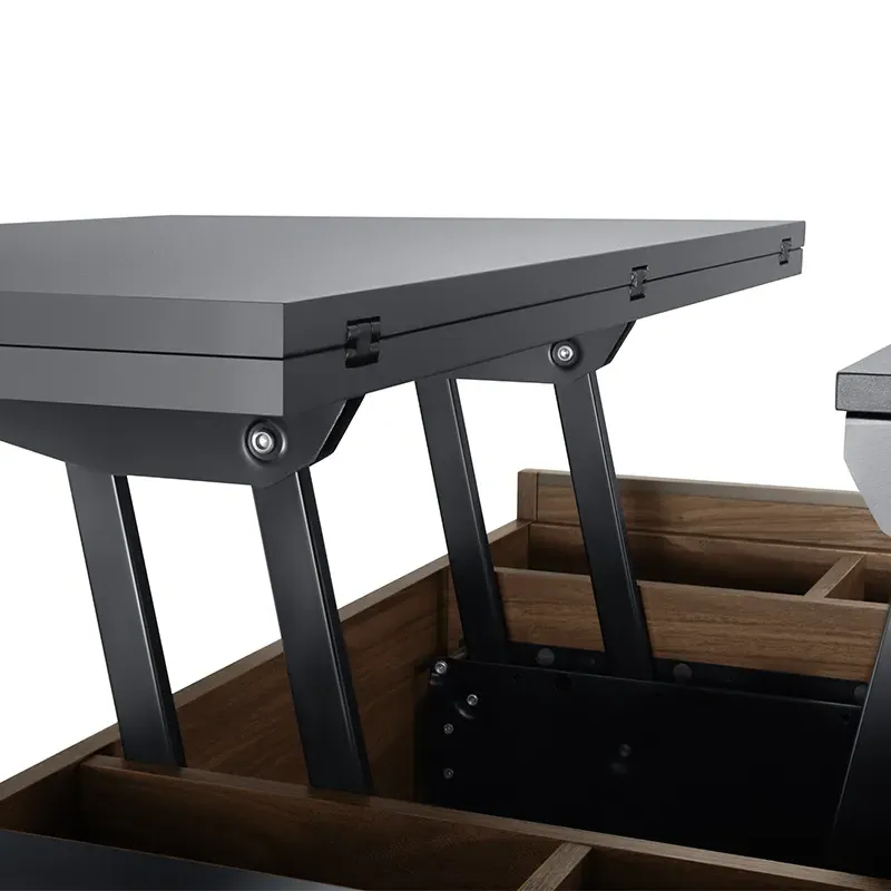 UCapsule Lift-Top Coffee Table with Drawers - Walnut