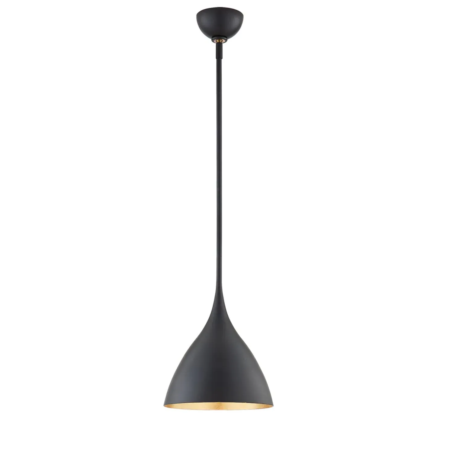 Small Pendant Light Mid-Century Style - Black, Metal product