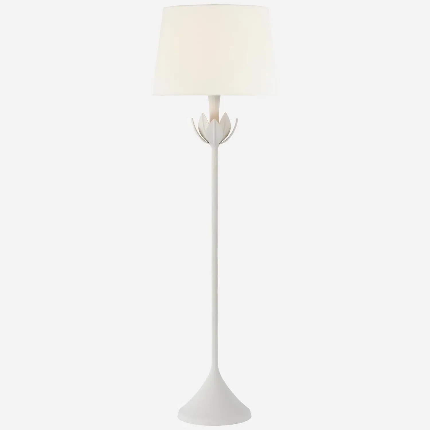 Alberto Floor Lamp - White, Plaster product