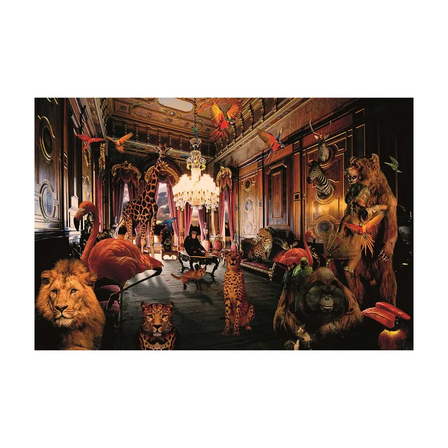Animal Kingdom Plexiglass Artwork - Multicoloured product