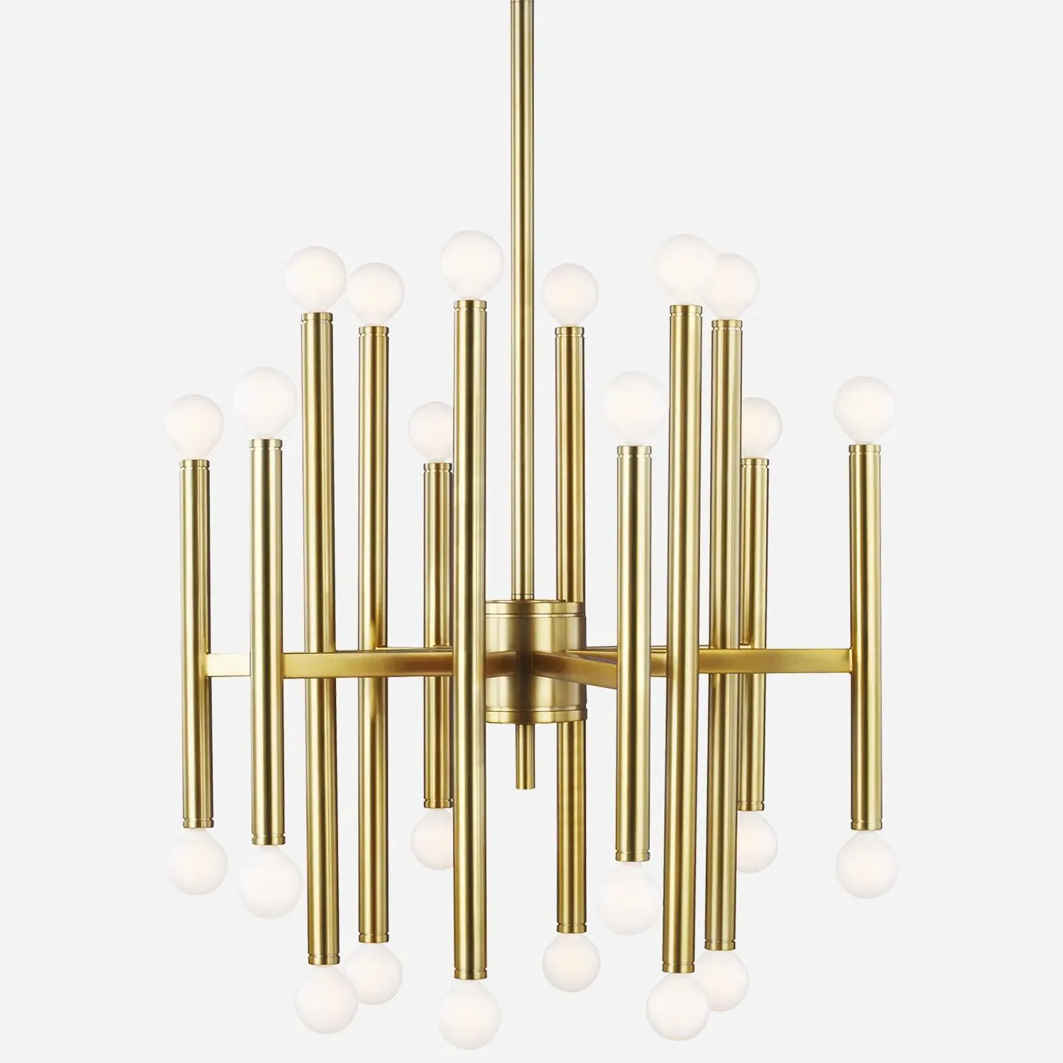 Beckman Chandelier - Burnished Brass, Steel product