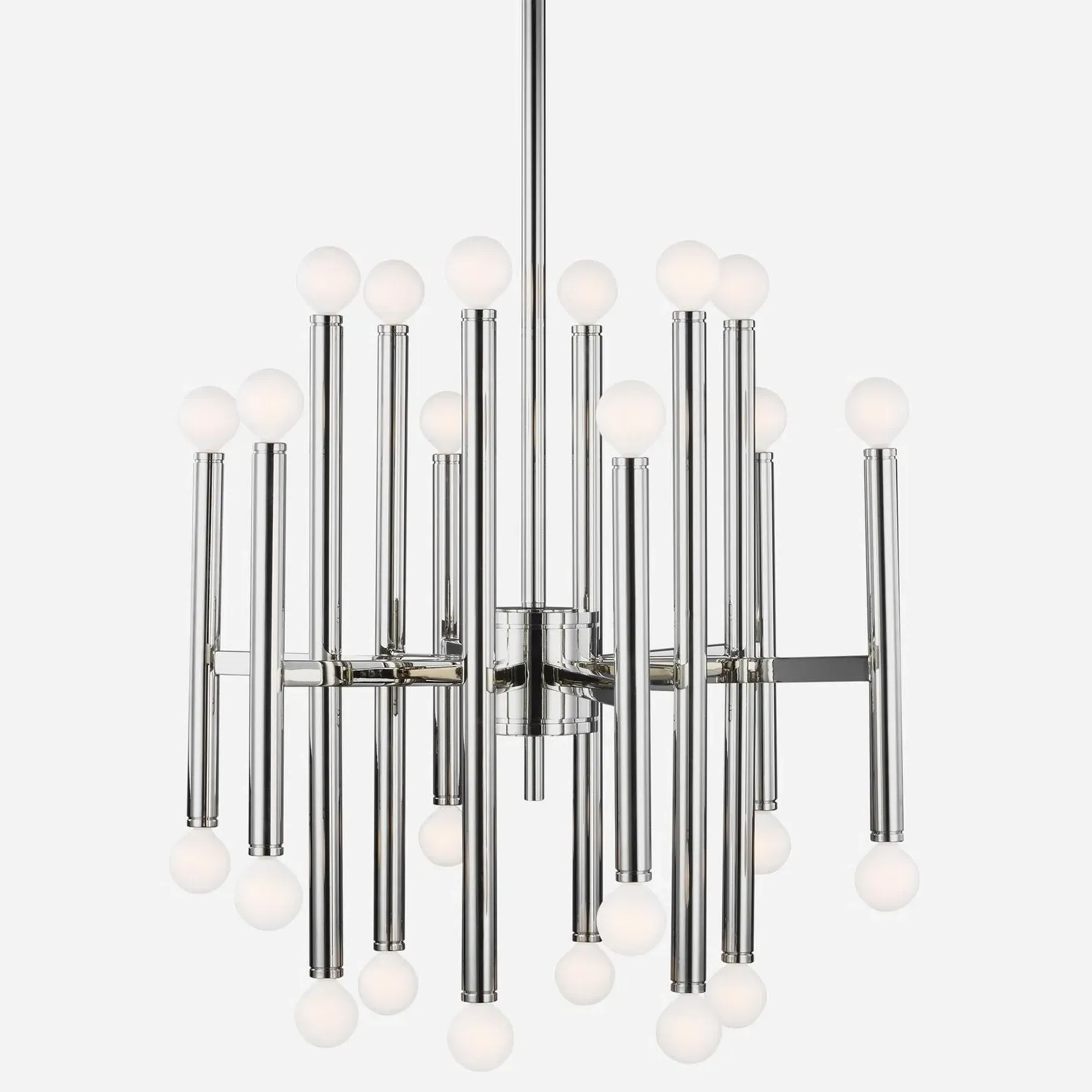 Beckman Chandelier - Polished Nickel, Steel product