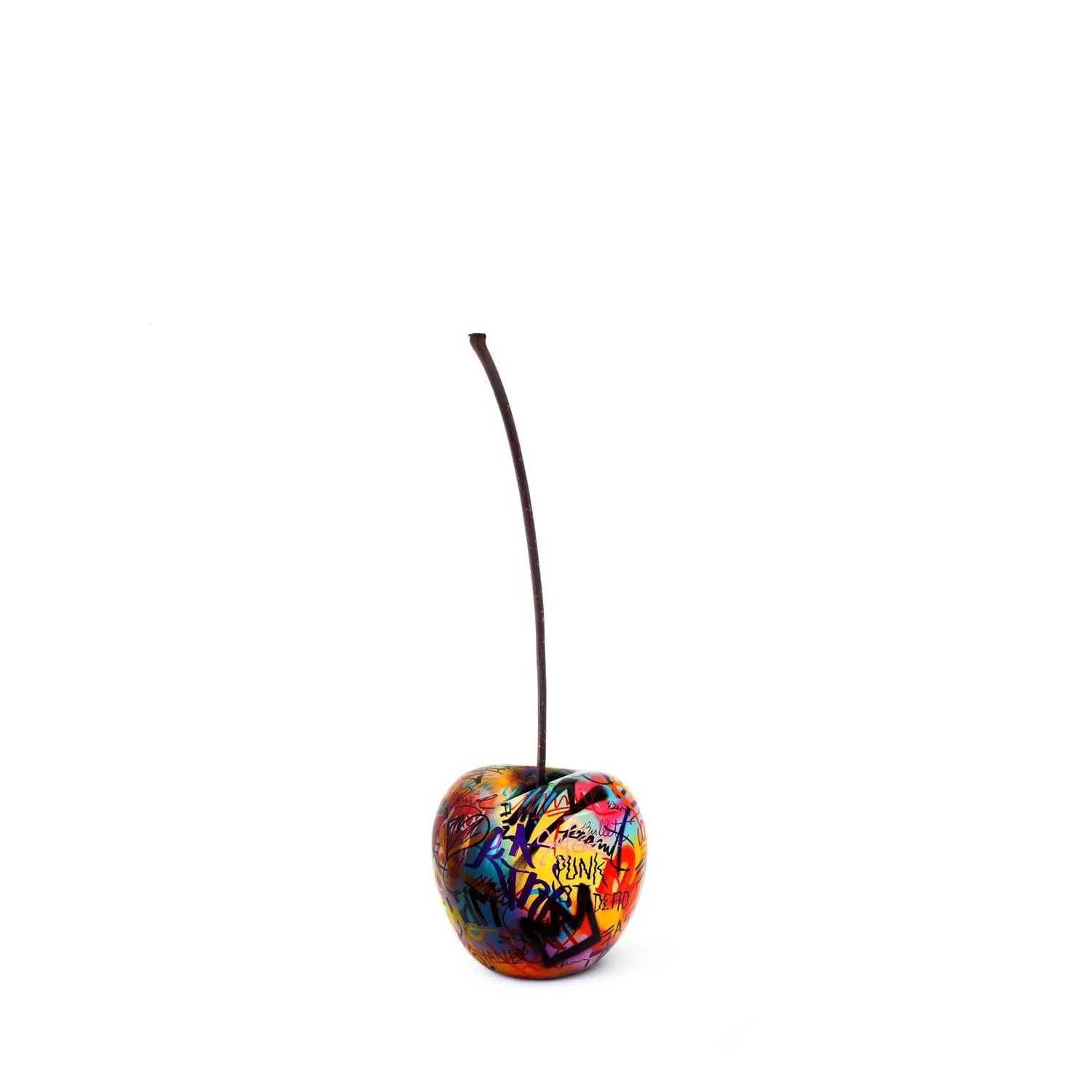Bull & Stein Cherry Graffiti Porcelain Fruit Sculpture - Multicoloured product
