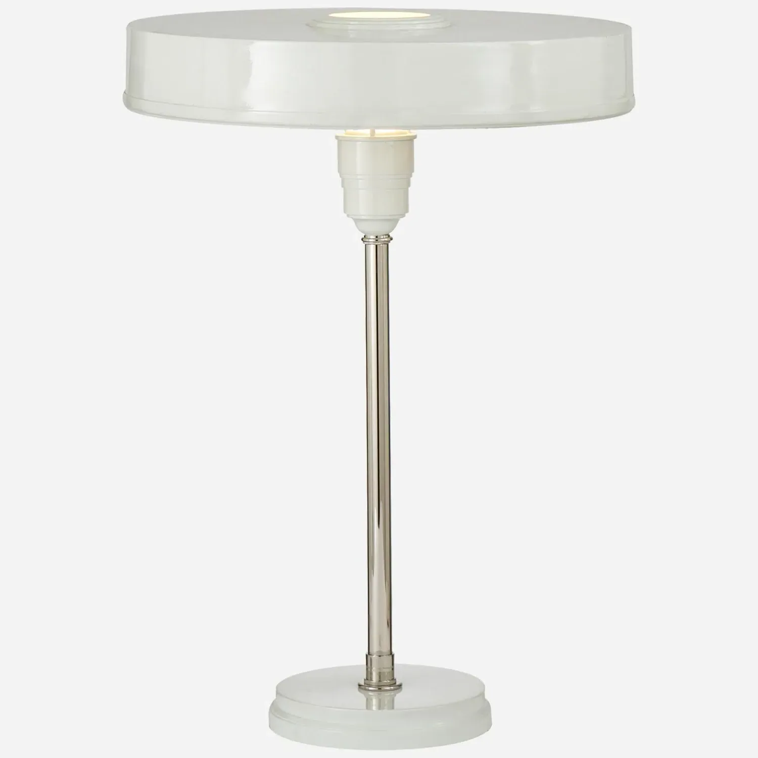 Carlo Table Lamp with Switch - White, Metal product