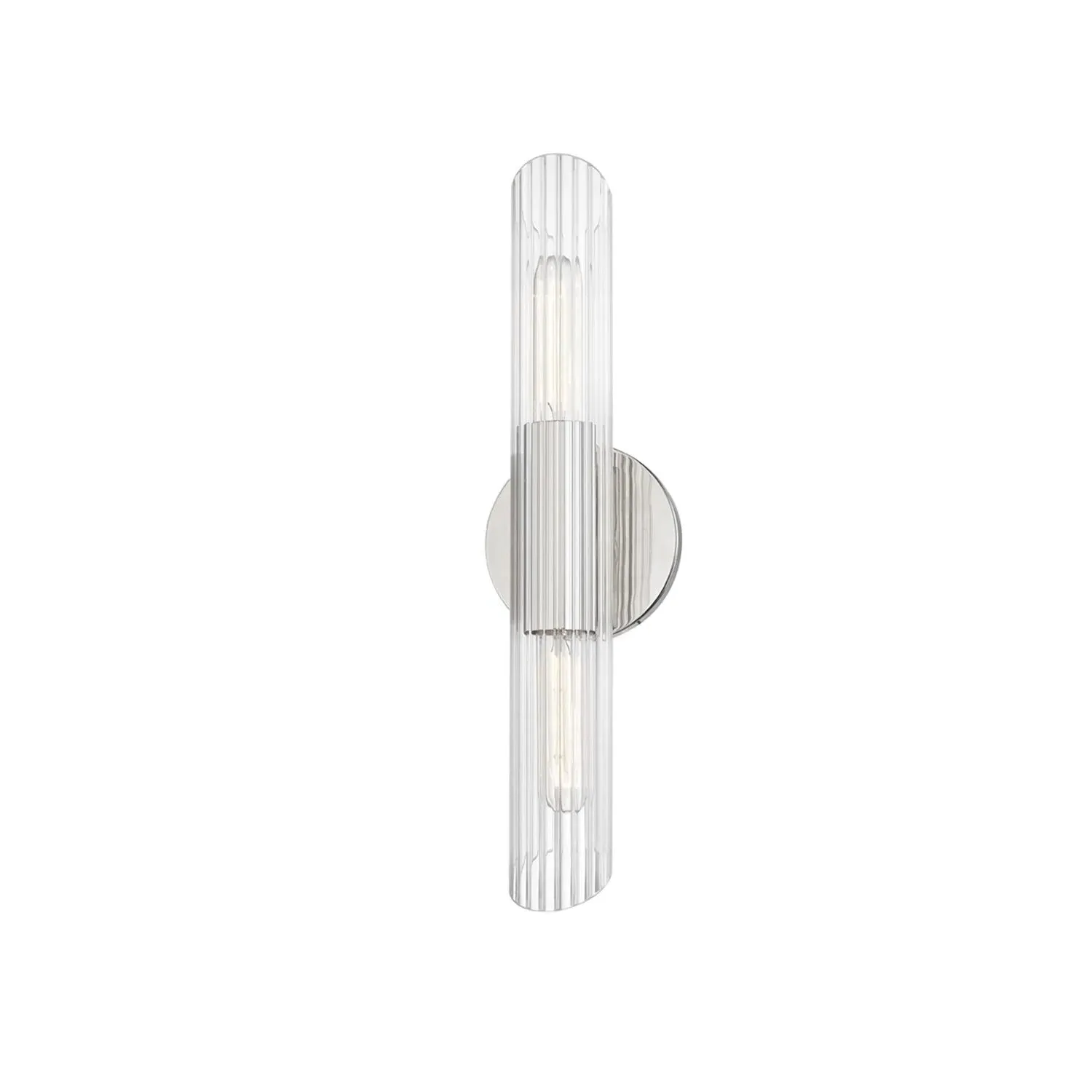 Cecily Small Wall Light - Polished Nickel, Glass product