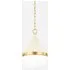 Ciara Industrial Pendant Light - Soft Cream, Metal by Andrew Martin, image 4
