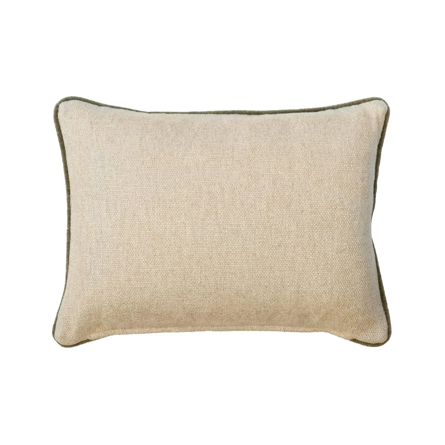 Cinema Rectangular Cushion - Olive, Velvet by Andrew Martin, alternate view