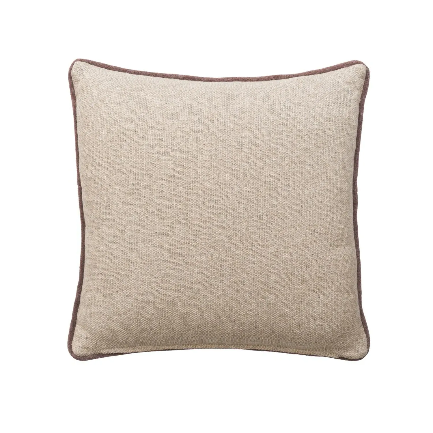 Cinema Square Cushion with Sustainable Feather Fill - Cola, Velvet by Andrew Martin, image 2