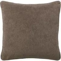 Cinema Square Cushion with Sustainable Feather Fill - Cola, Velvet by Andrew Martin, image 3