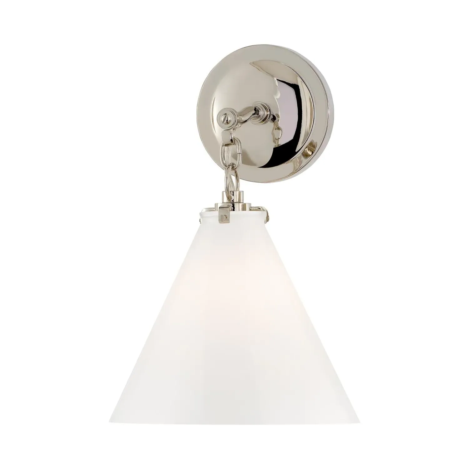 Conical Wall Light - Polished Nickel product