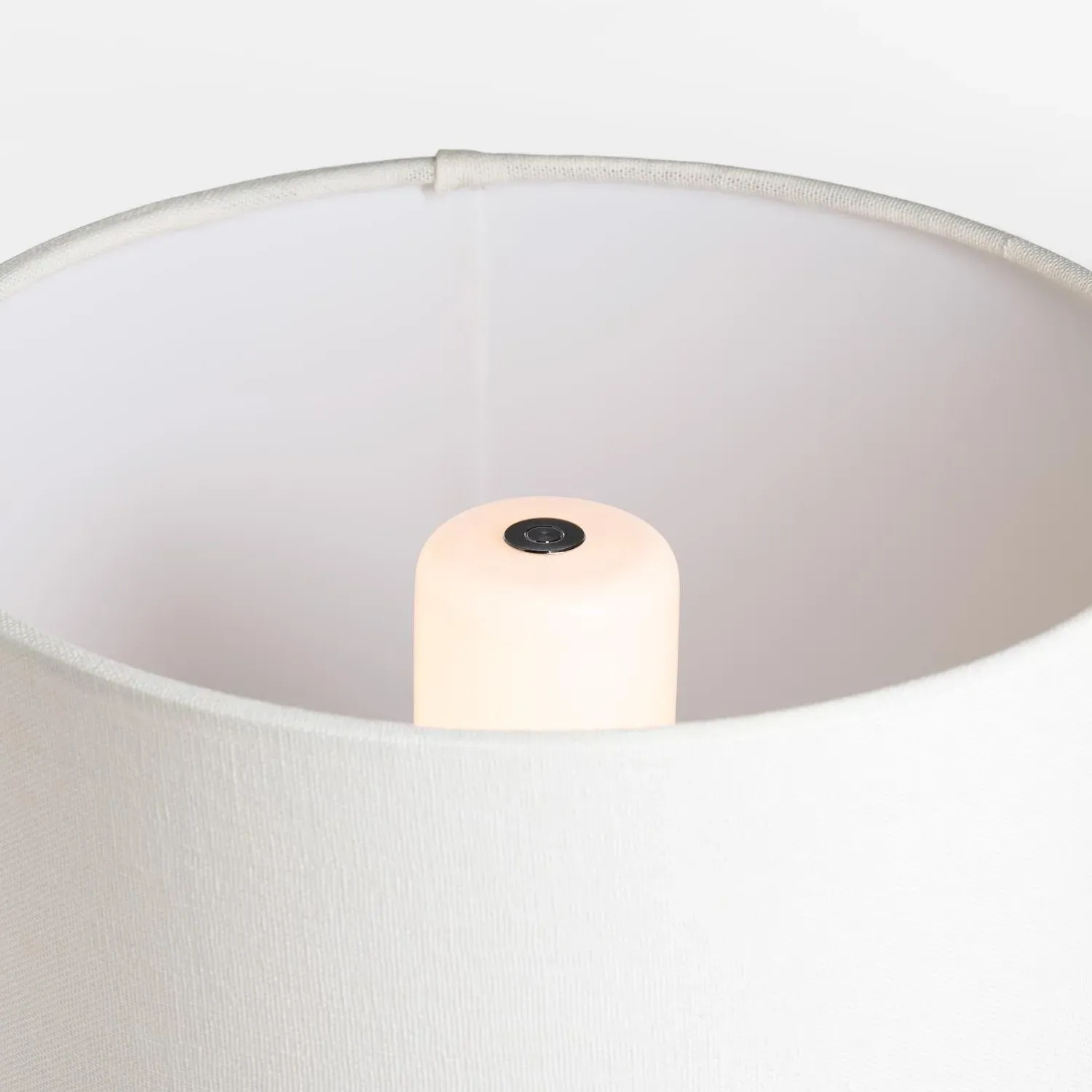 Cordless Table Lamp - White, Crackled Ivory alternate view
