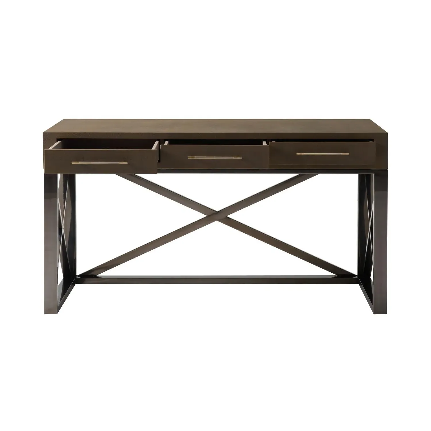 Da Gama Desk - Bronze, Shagreen by Andrew Martin, alternate view