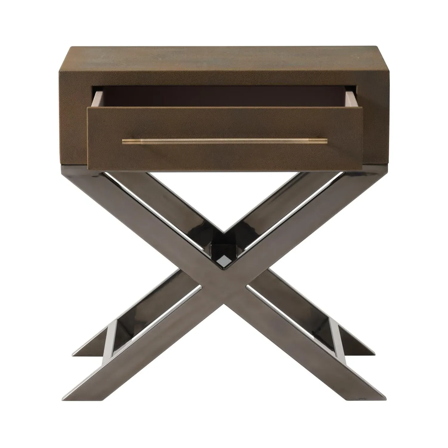 Da Gama Side Table - Bronze Shagreen by Andrew Martin, alternate view