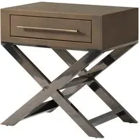 Da Gama Side Table - Bronze Shagreen by Andrew Martin, image 3