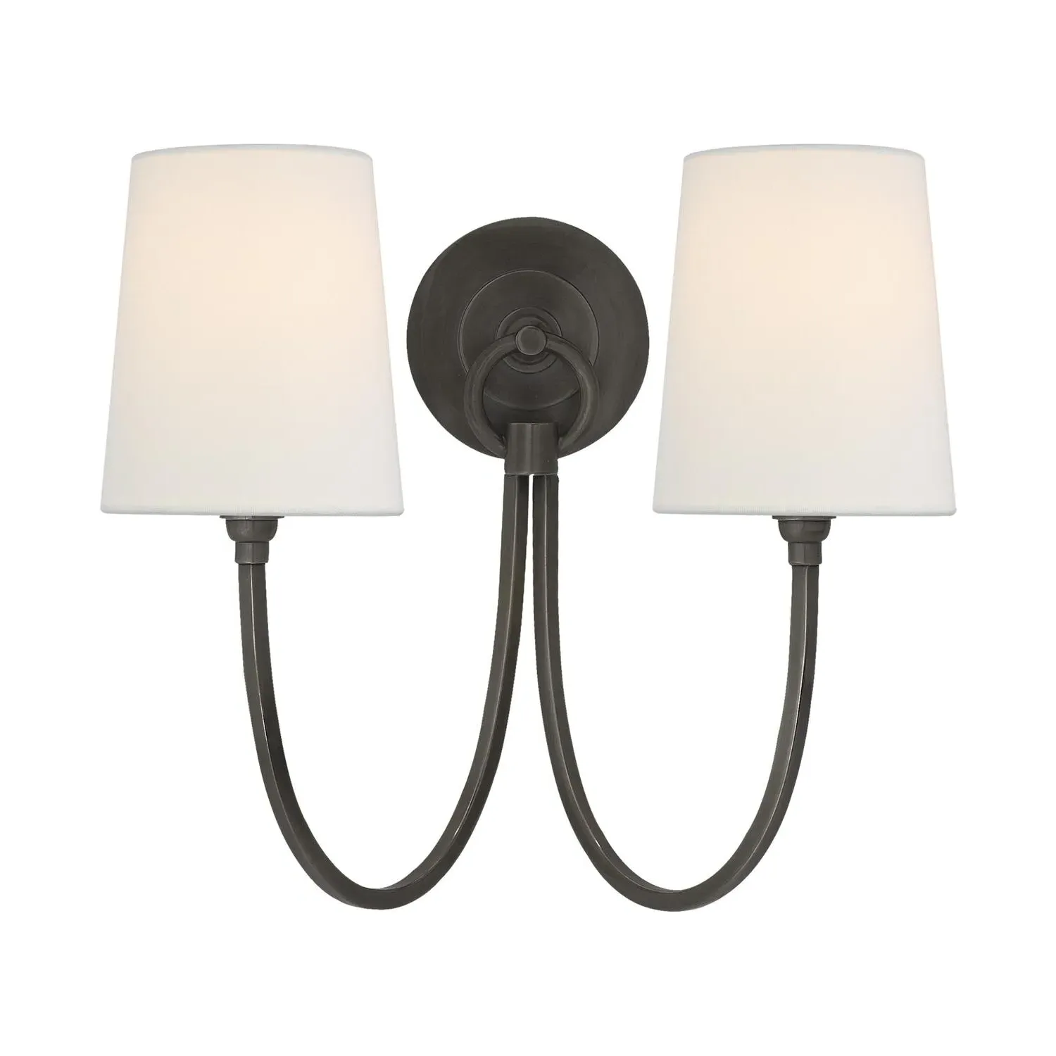 Double Wall Light - Bronze, Metal product