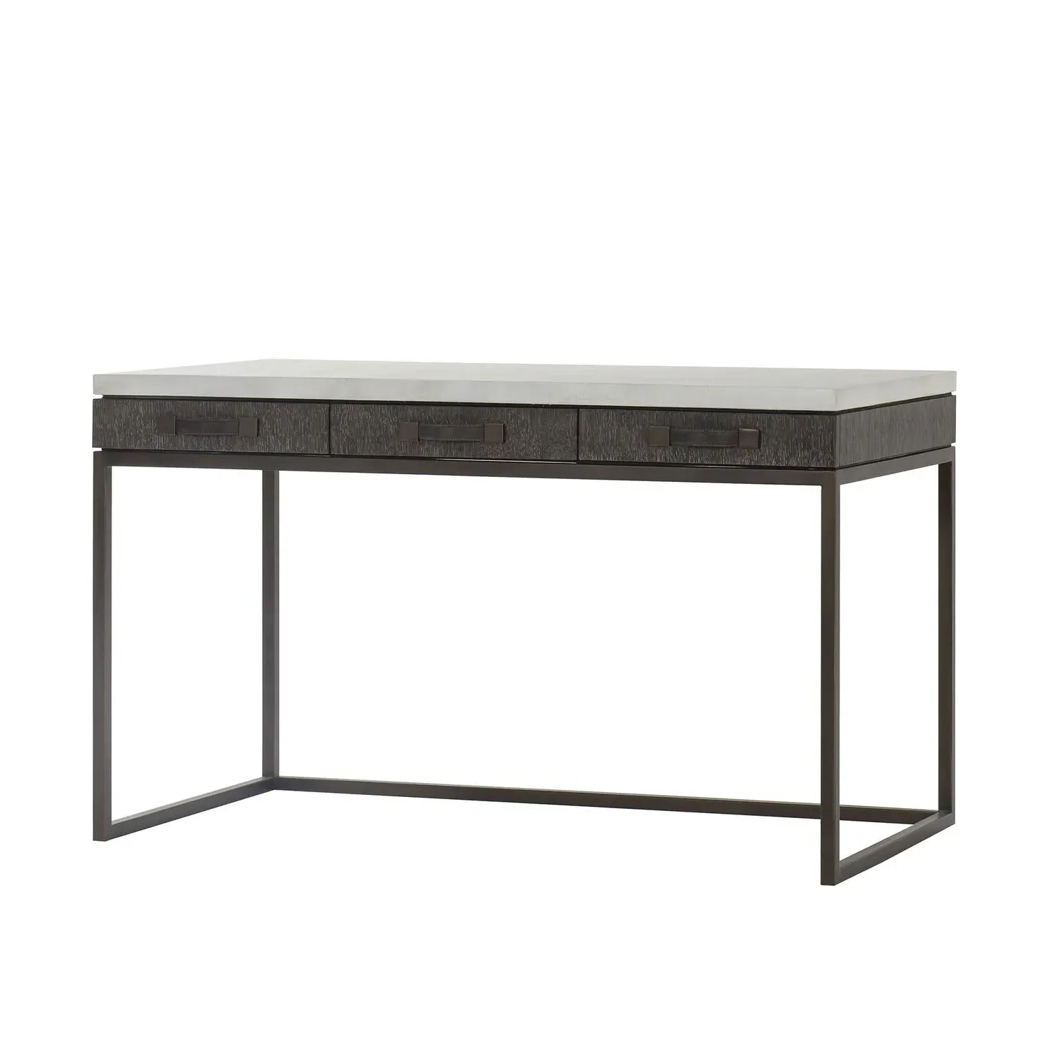 Emerson Desk with Drawers - Dark Oak, Wood product