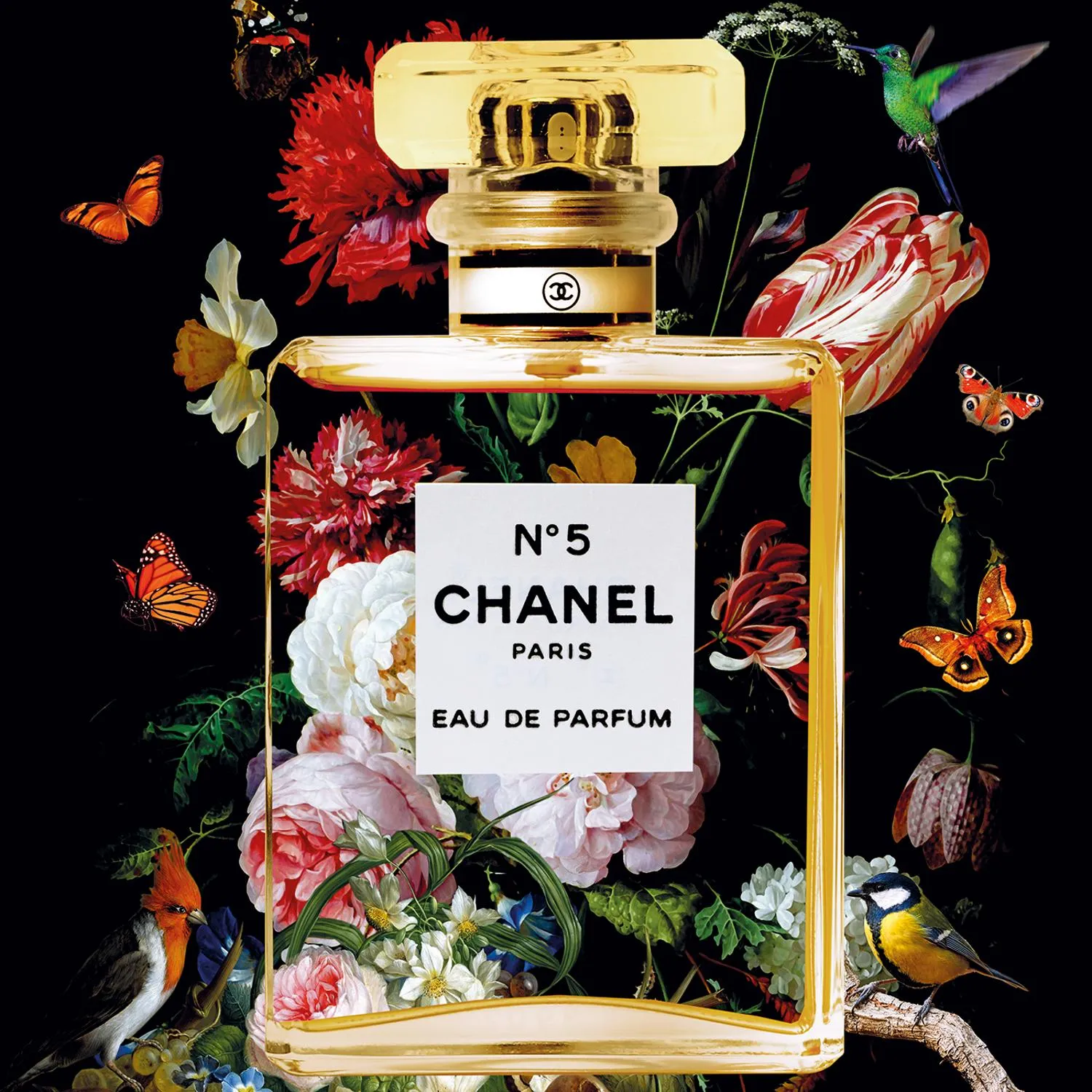 Fleur De Chanel Pt1 Wall Art - Plexiglass product