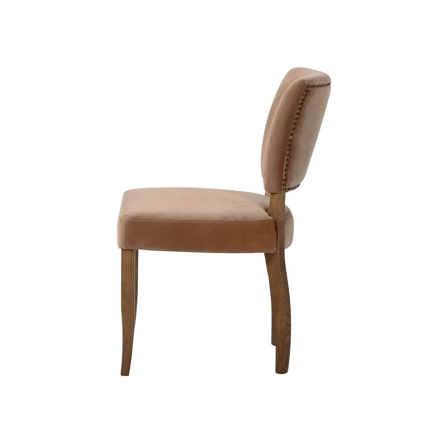 Frank Dining Chair - Coffee, Velvet alternate view