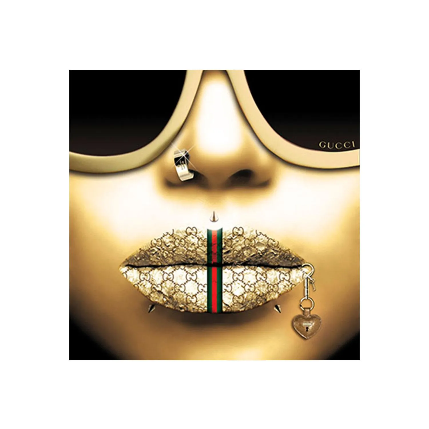 G-Gold Plexiglass Artwork - Gold product