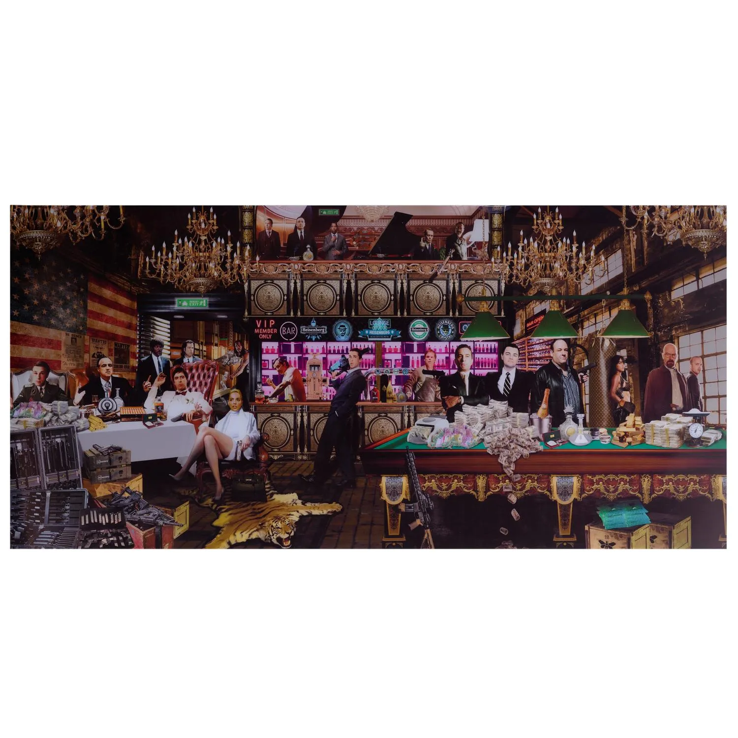 Gangster Reunion by James Chiew Large Landscape Artwork product