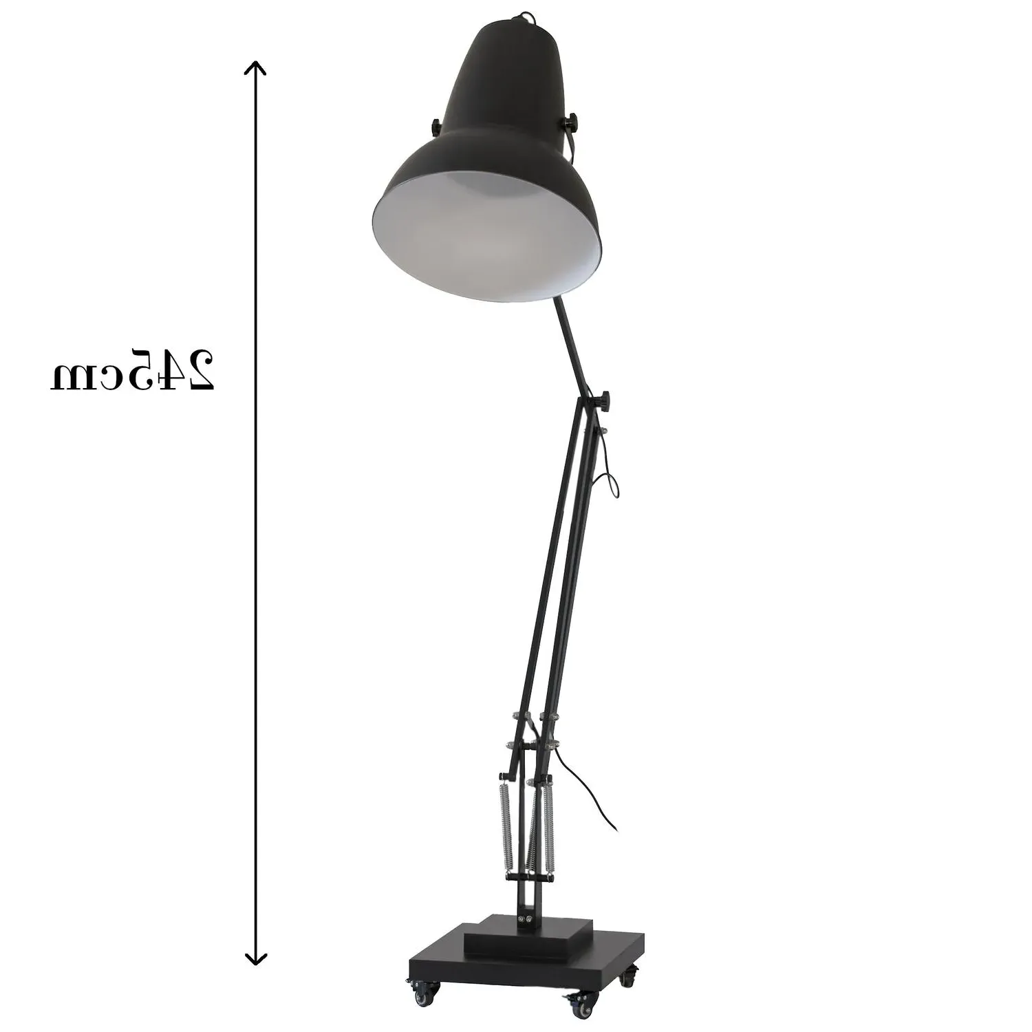 Giant Cantilever Adjustable Floor Lamp - Black alternate view