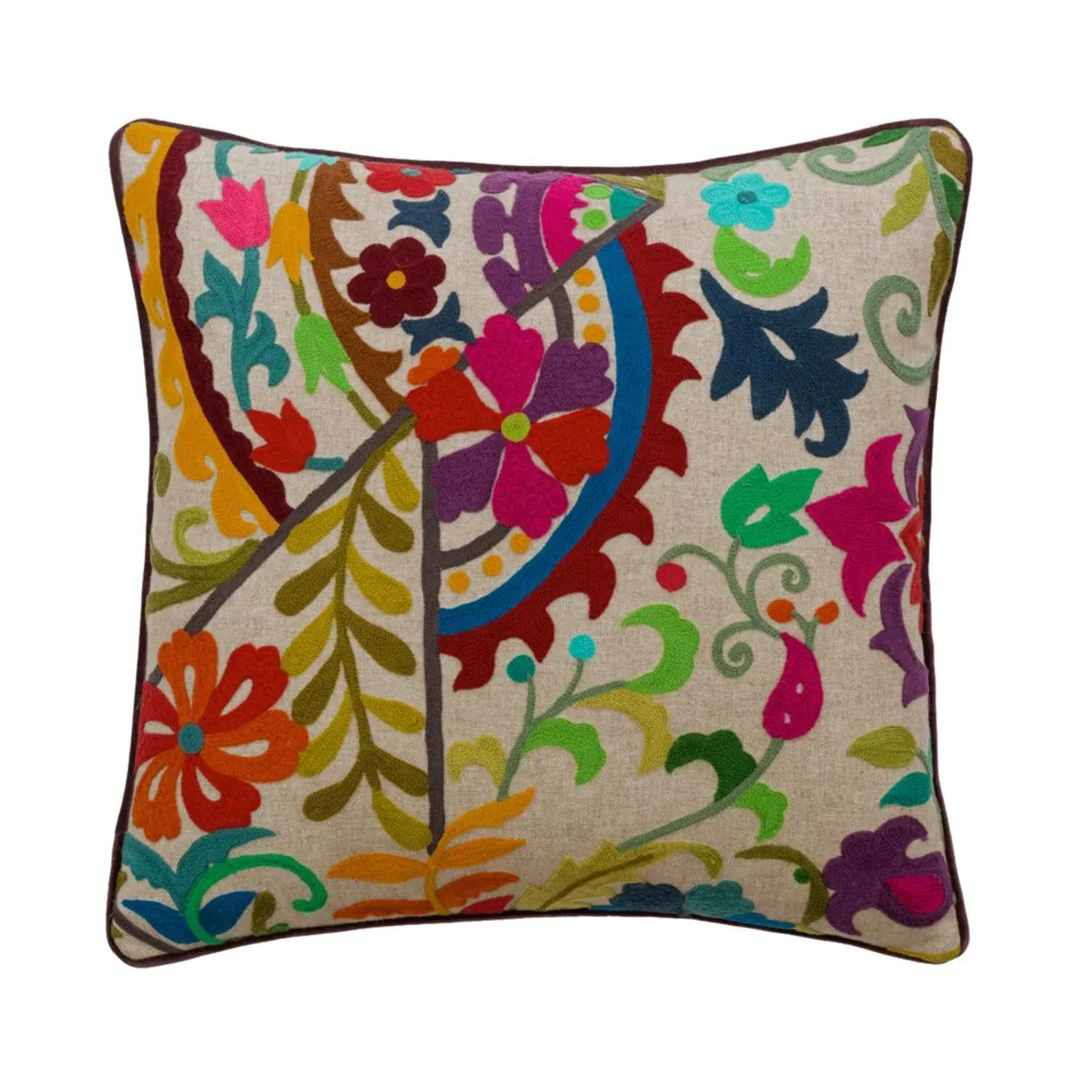 Glasshouse Cushion - Multi, Cotton Blend & Linen Blend product