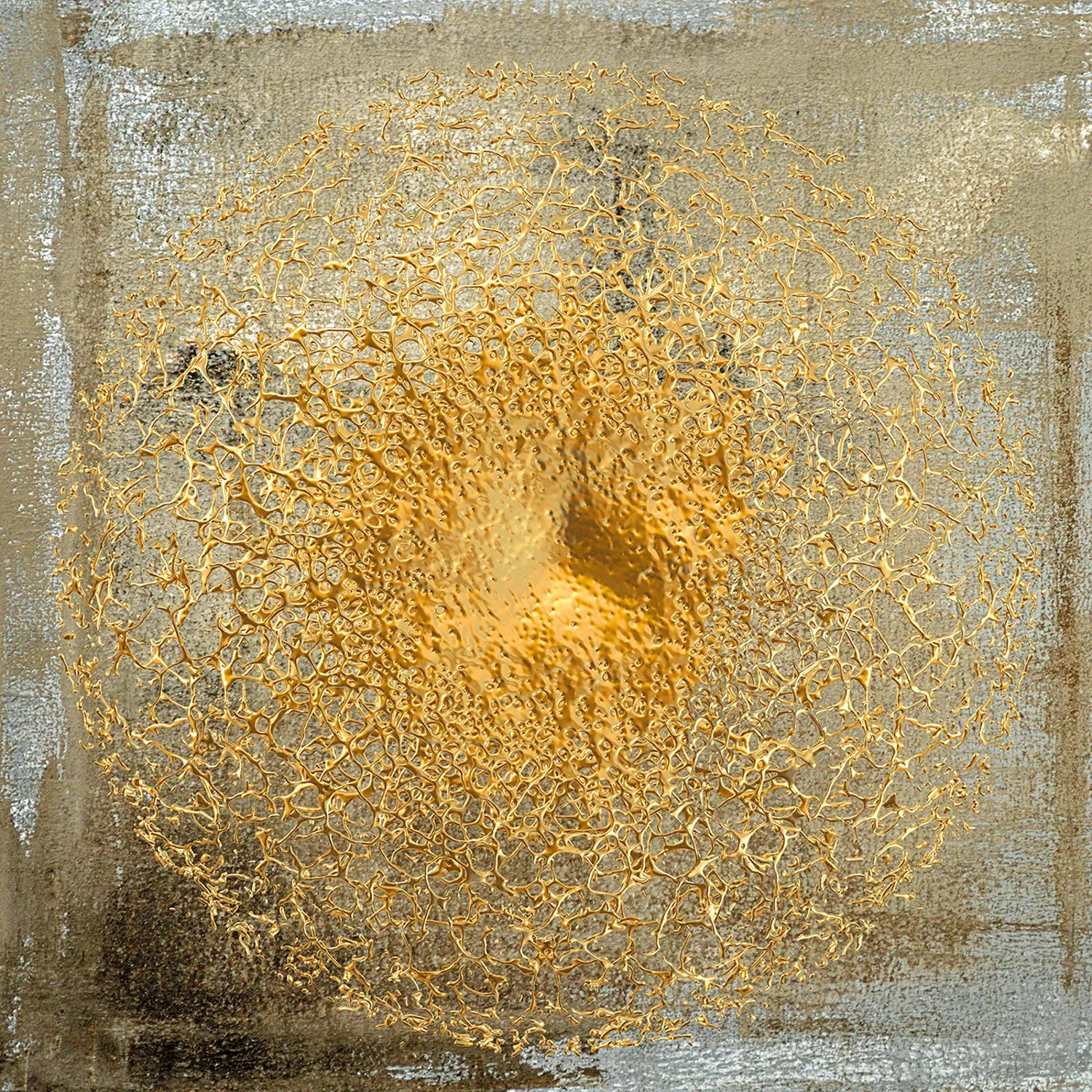 Golden Roots Plexiglass Artwork - Cobra Art product