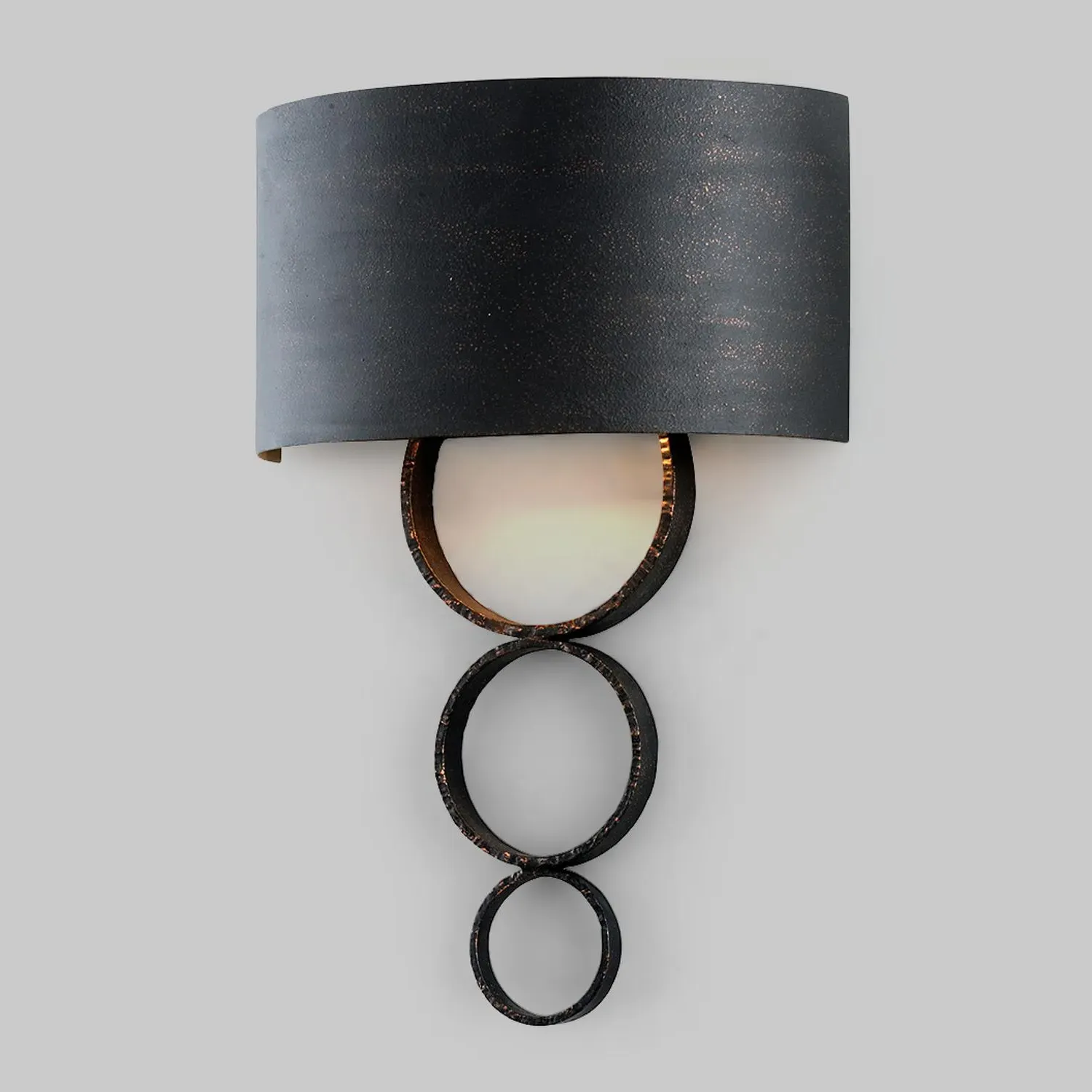 Half Drum Wall Light - Copper alternate view