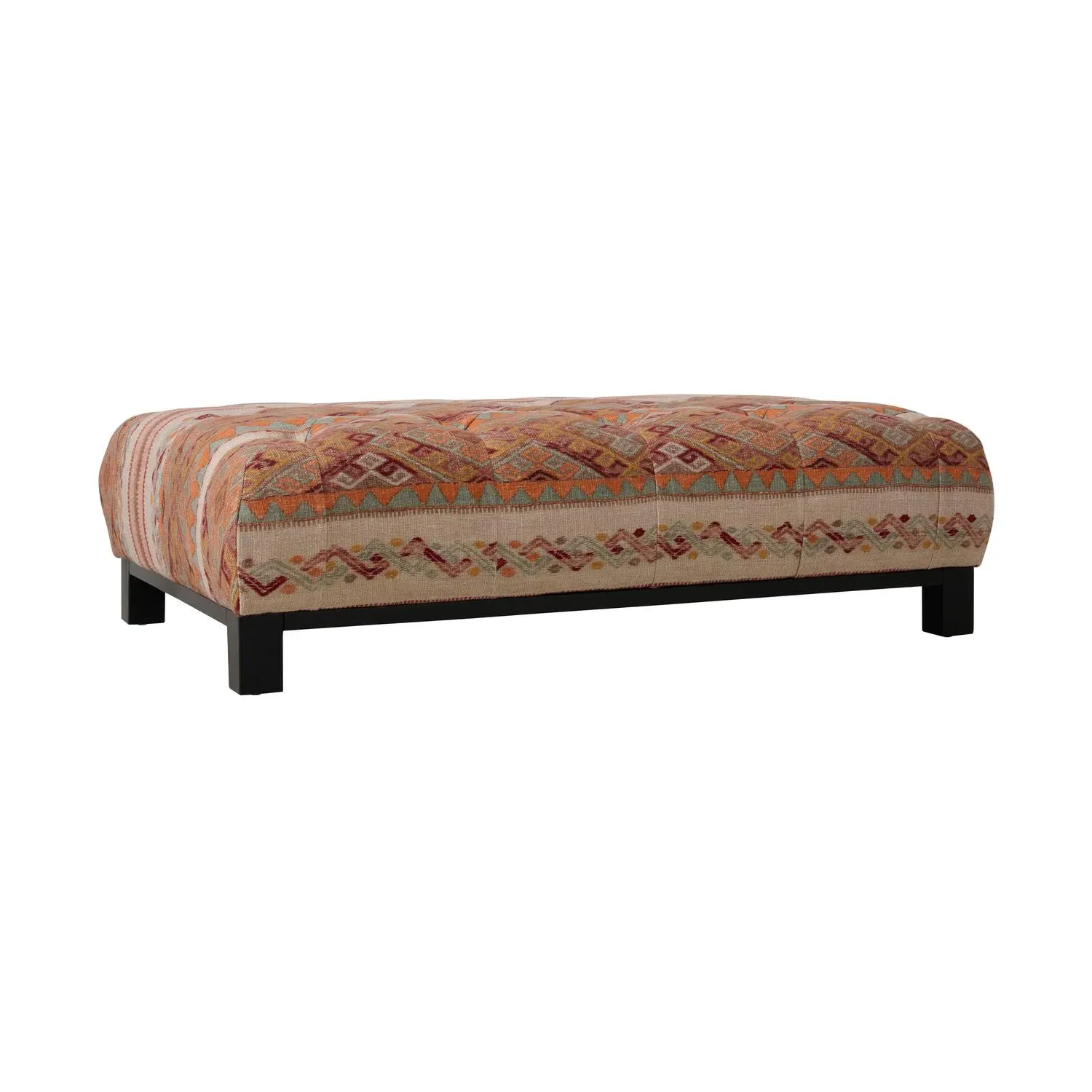 Hera Ottoman Stool - Sunset alternate view