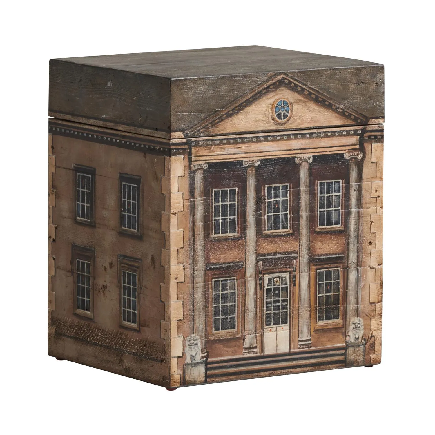 Jacopo Storage Side Table Georgian Facade - Pine, Wood product
