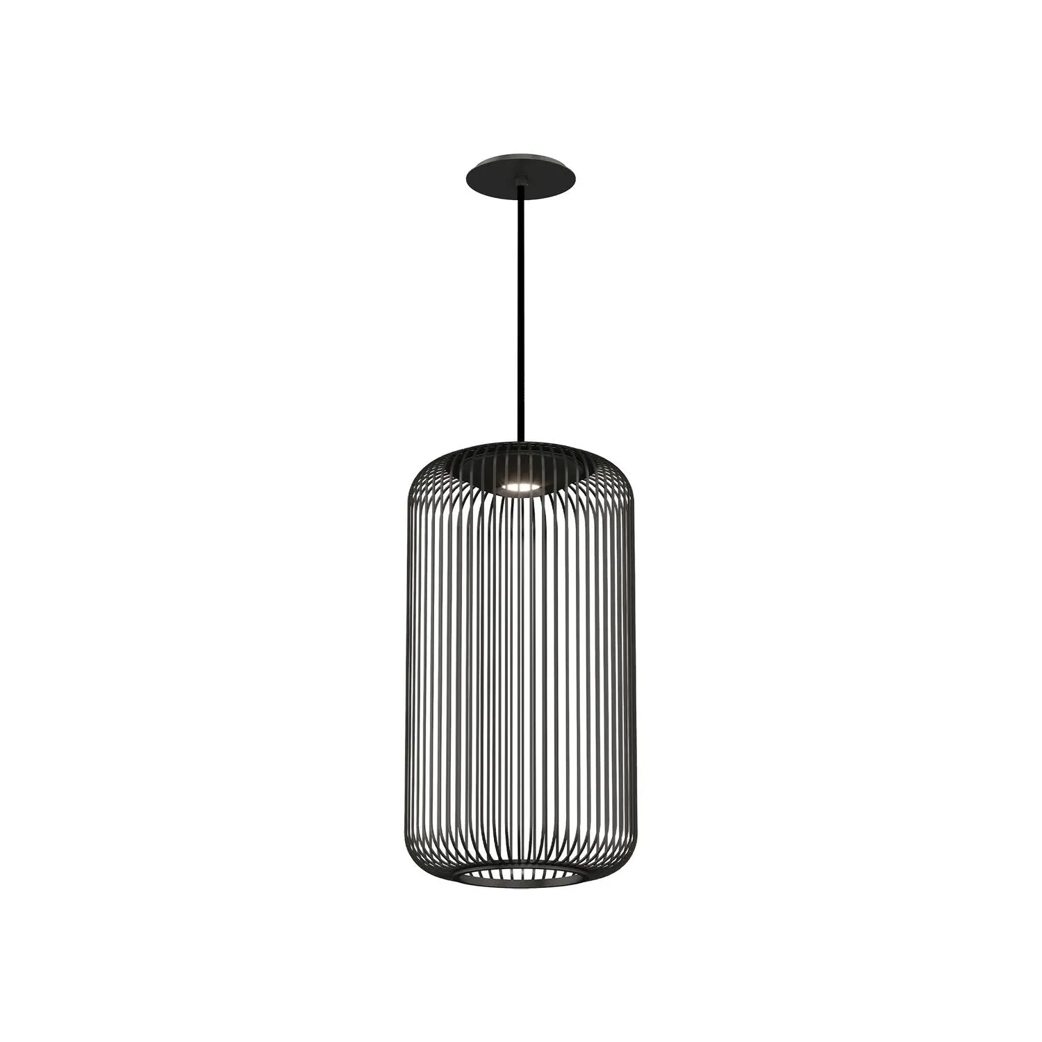 Kai Lantern Pendant Light - Aged Iron, Metal product