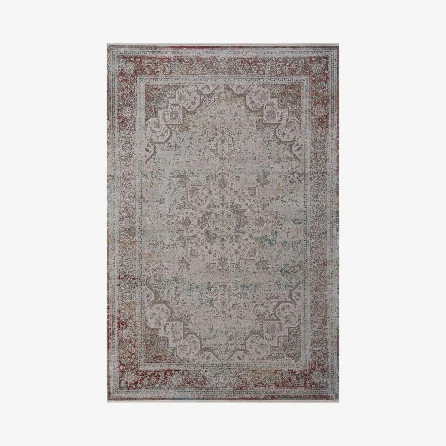Kerman Style Floral Rug - Multicolor, Woven Textile product