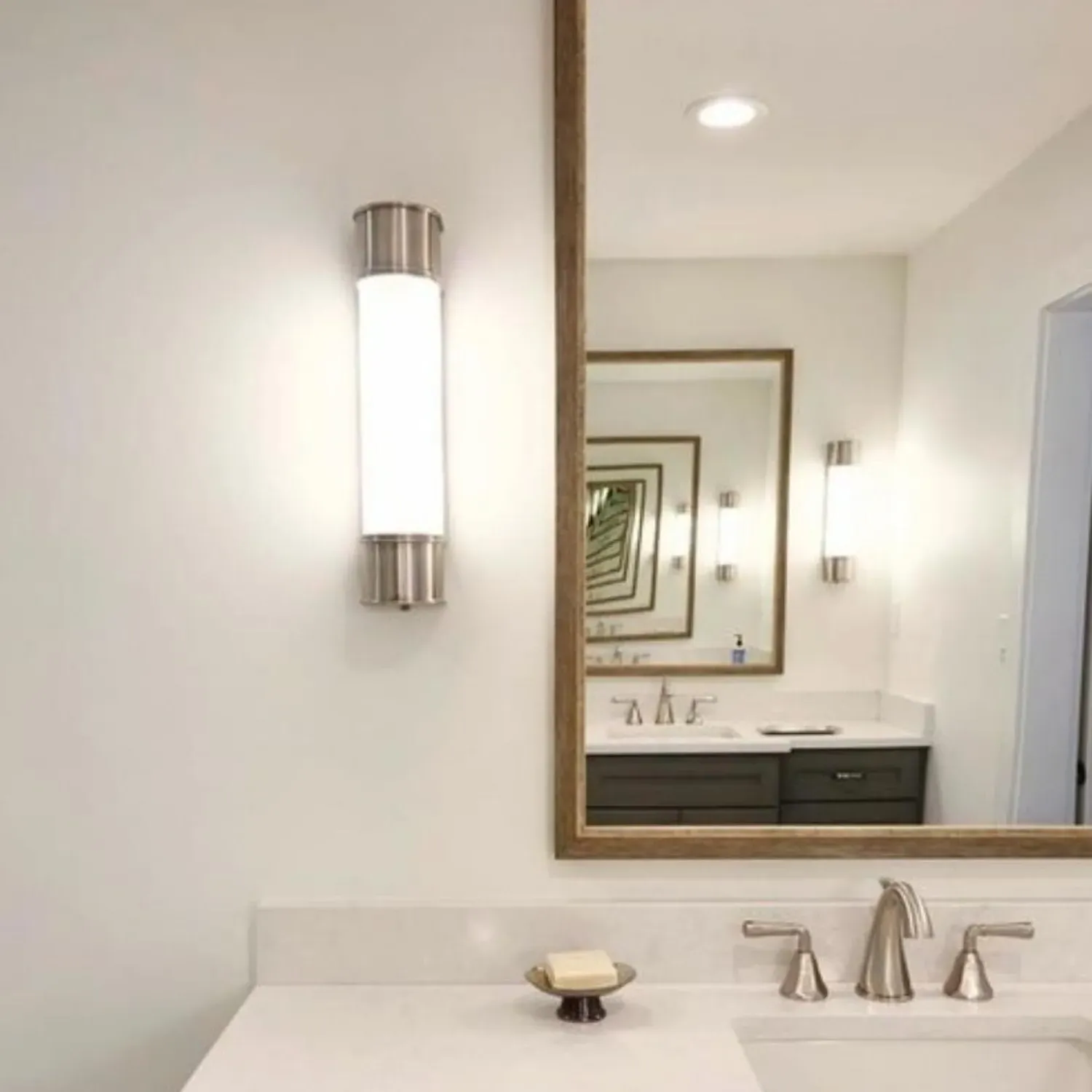 Large Wall Light - Polished Nickel alternate view