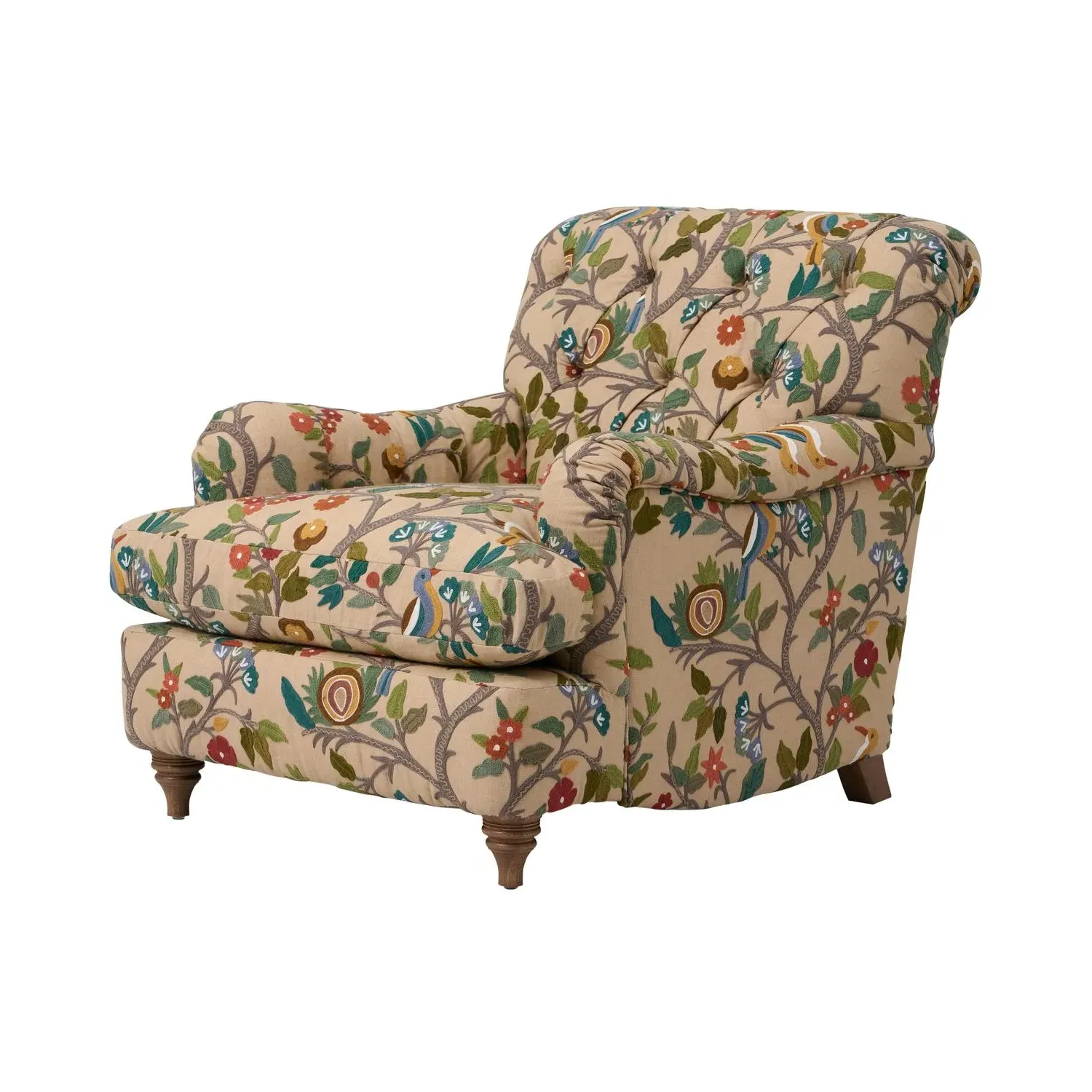 Lavington Birdsong Chair - Multicoloured, Cotton product