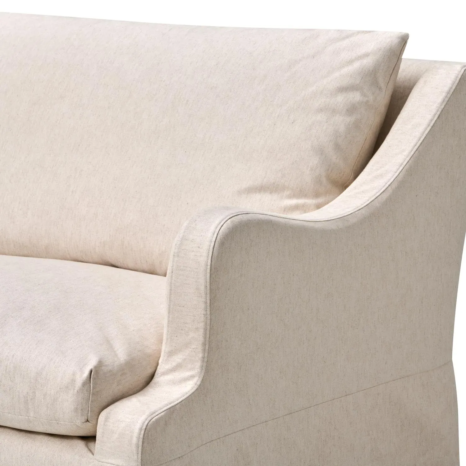 Lear 3-Seater Sofa - Natural, Cotton alternate view