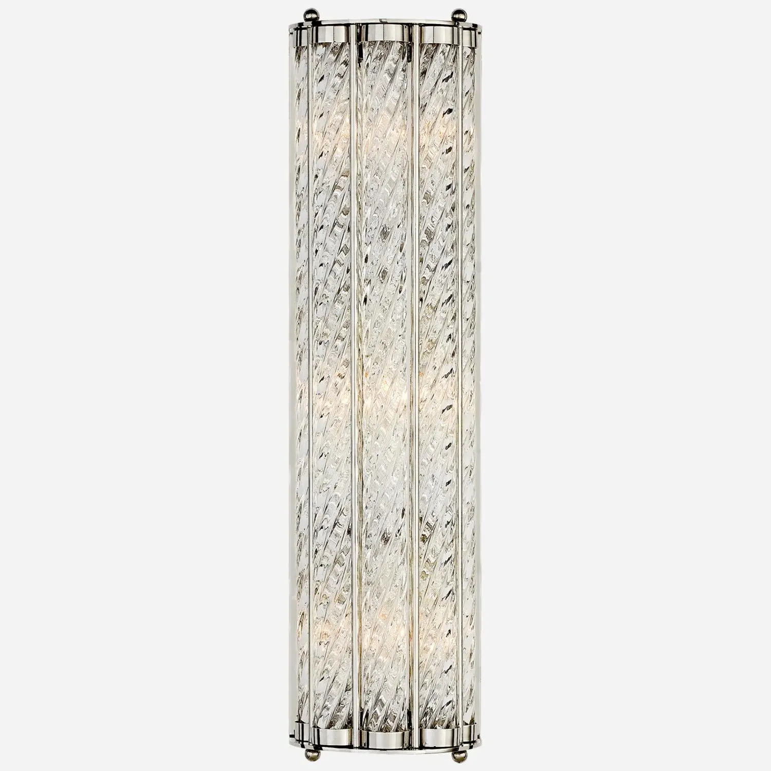 Linear Wall Light with Crystals - Nickel product