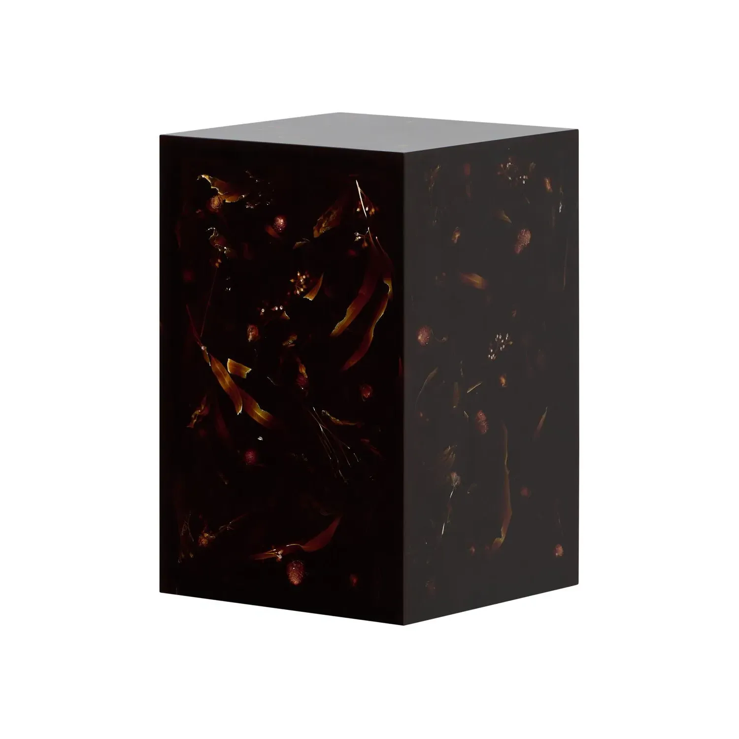 Lychee Cube Side Table by Andrew Martin