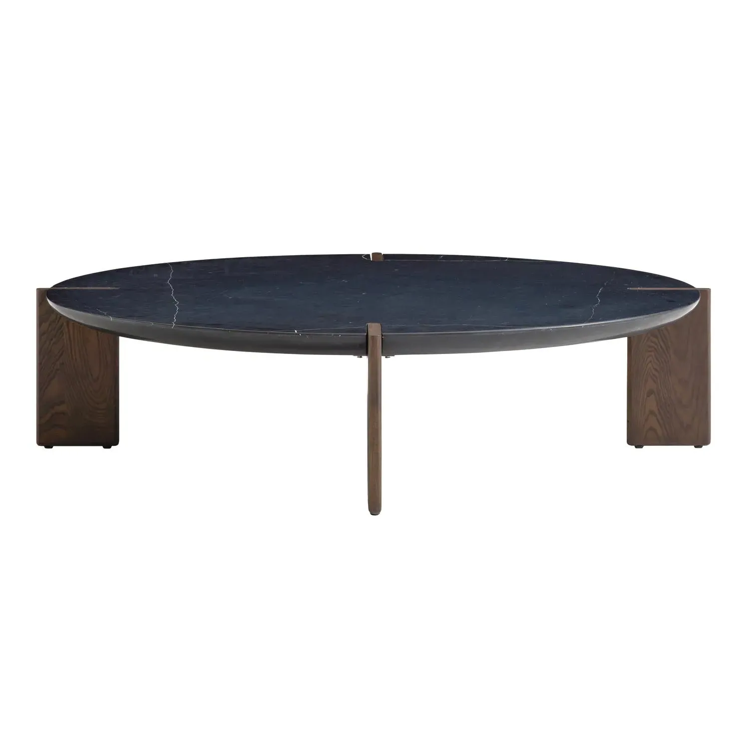Meridian Coffee Table - Black Marble, Ash by Andrew Martin, alternate view
